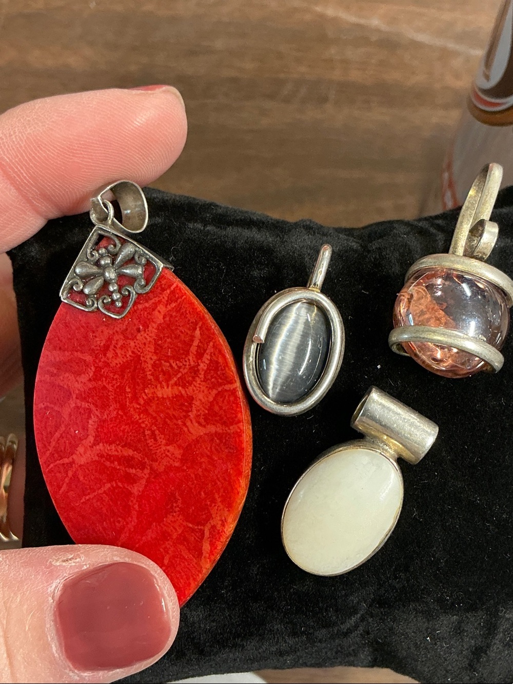 925 Sterling Pendant Lot